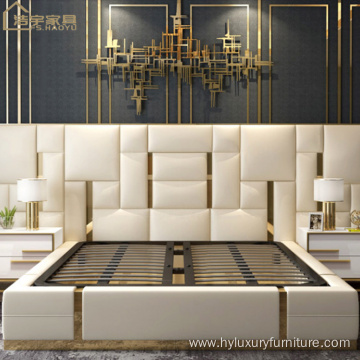 new fashion modern king size bedroom furniture set